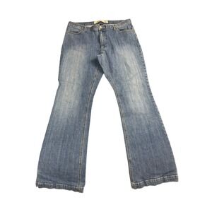 Vintage GAP Long and Lean Jeans Women's 12R Flare Y2K Boho Stretch Retro Hippie